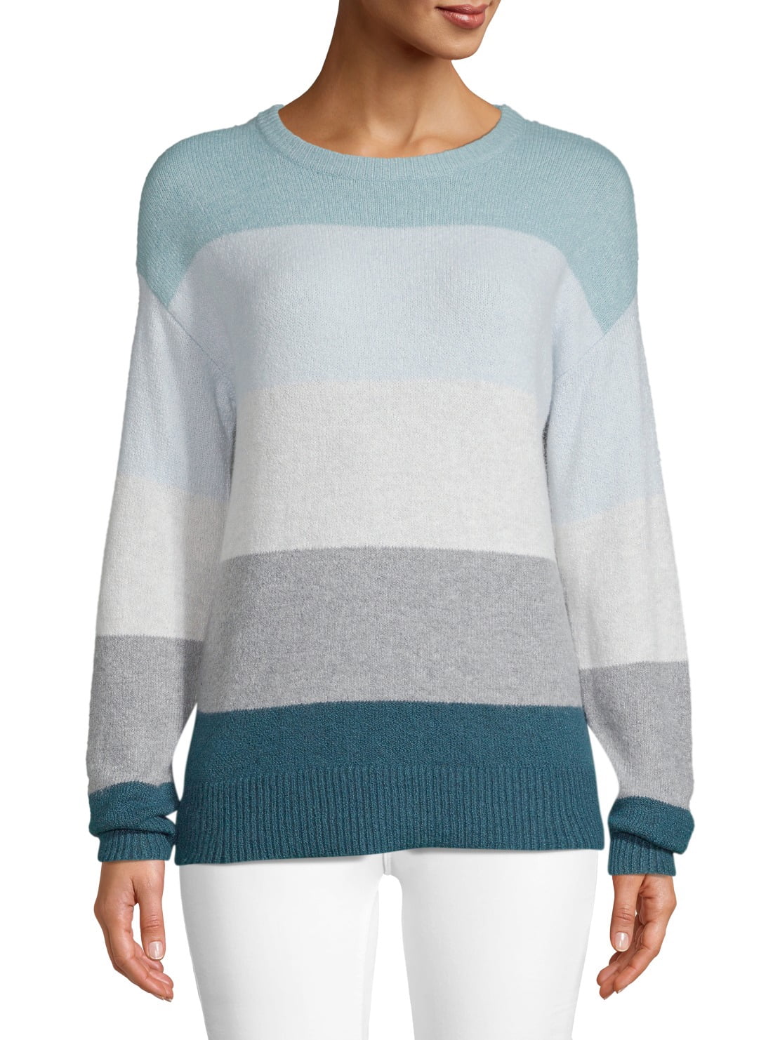 Time and Tru Women's Supersoft Pullover Sweater - Walmart.com