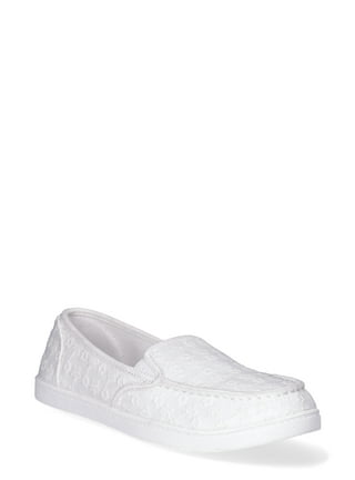  Time and Tru Zapatillas de plataforma blancas para mujer,  Blanco : Ropa, Zapatos y Joyería