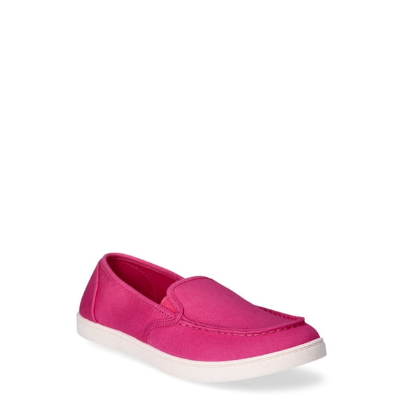 Time and Tru Women's Moc Toe Surf Sneakers, Wide Width Available