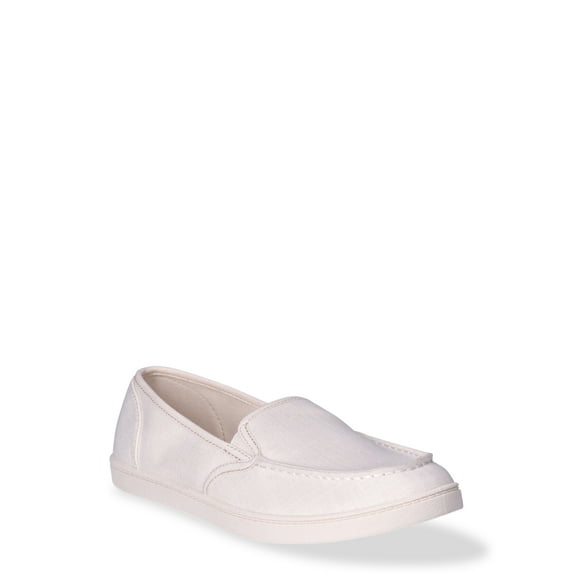 Time and Tru Women's Moc Toe Surf Sneakers, Wide Width Available