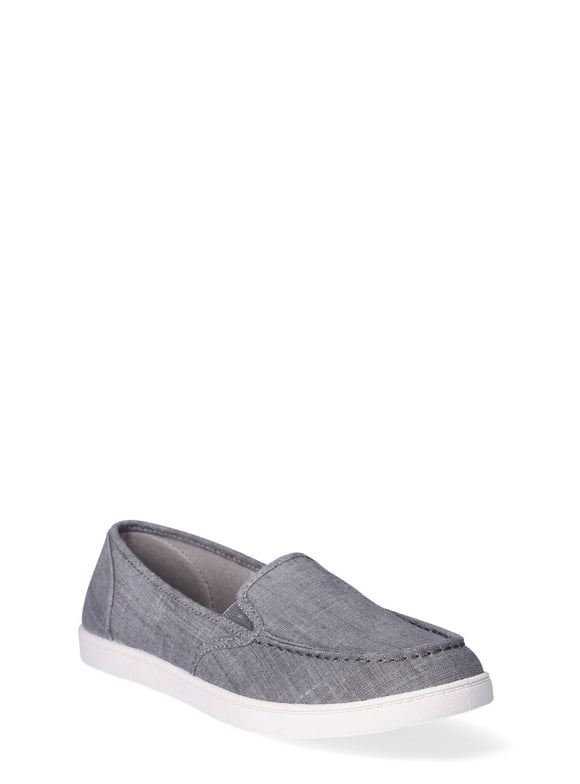 Time and Tru Women's Surf Moc Fashion Sneaker - Wide Width Available