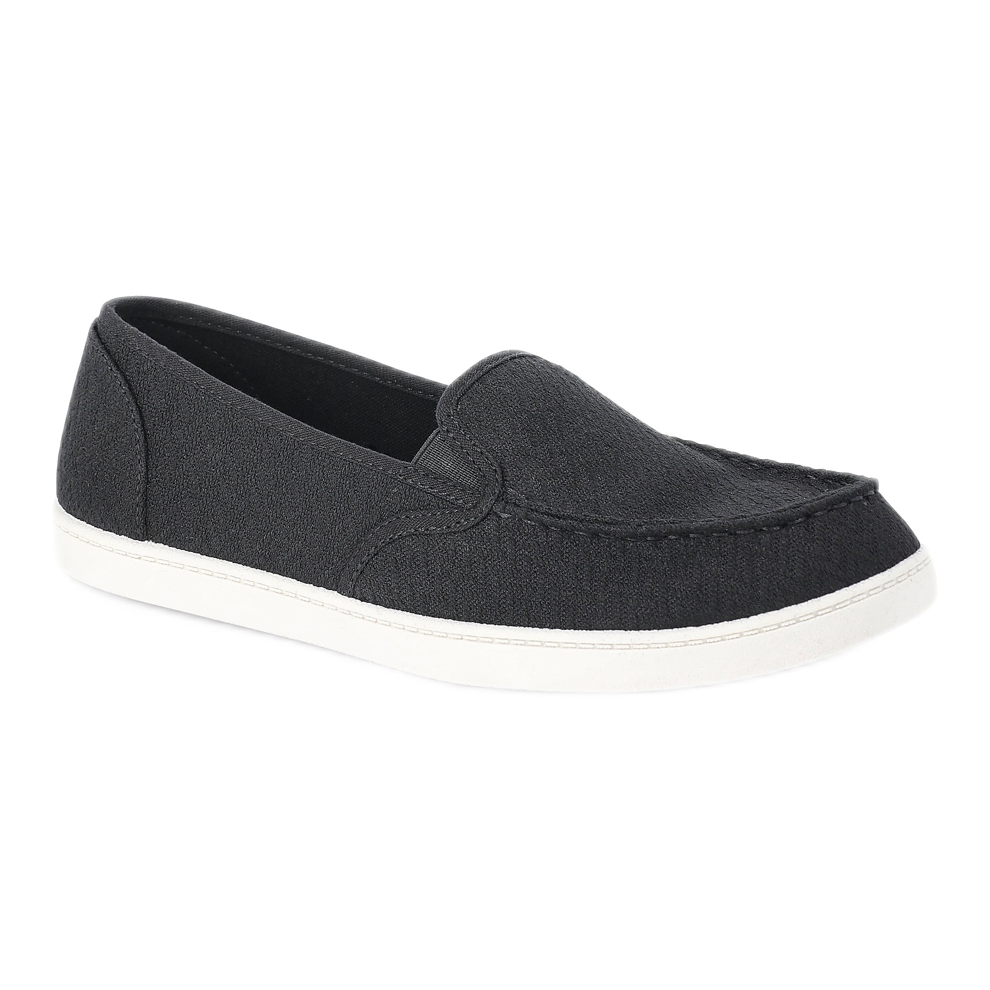 Time and Tru Women's Moc Toe Surf Sneakers, Wide Width Available
