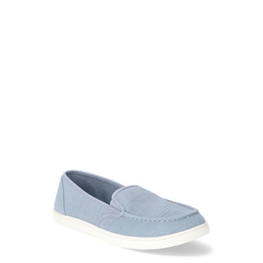 Time and Tru Women's Moc Toe Surf Sneakers, Wide Width Available