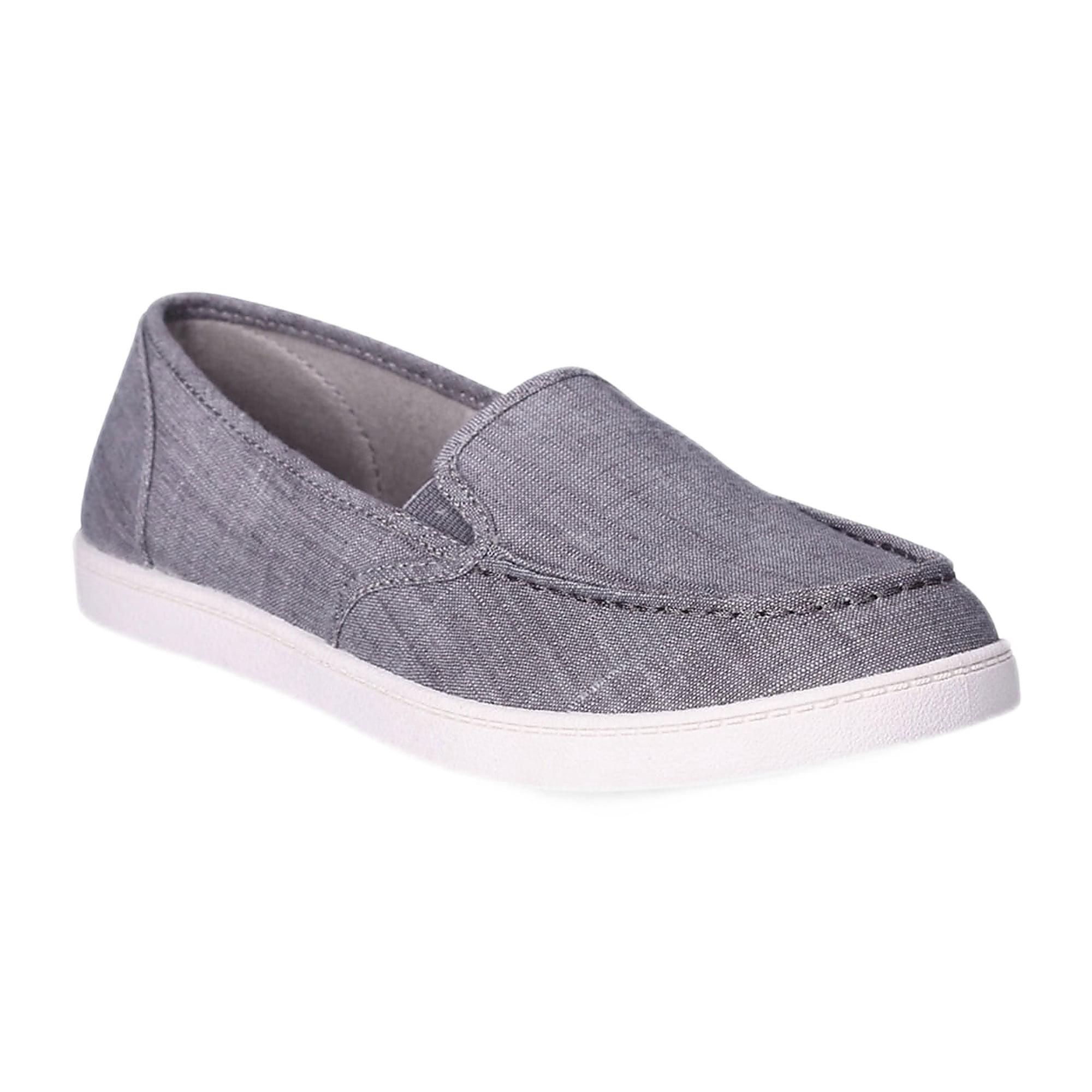 Time and Tru Women's Moc Toe Surf Sneakers, Wide Width Available