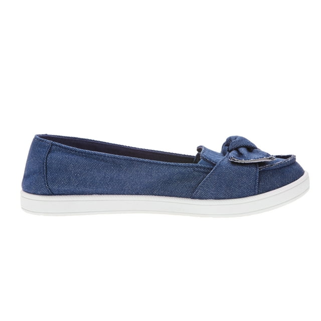 Time and Tru Women's Surf Moccasin Bow Sneaker - Walmart.com