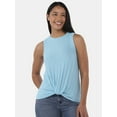 thumbnail image 1 of Time and Tru Women's Sweater Knit Twist Front Tank Top, Lightweight, Sizes XS-XXXL, 1 of 5