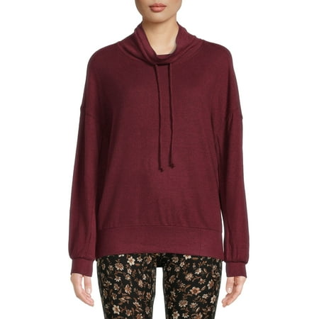 Time and Tru Women's Sweatshirt with Long Sleeves