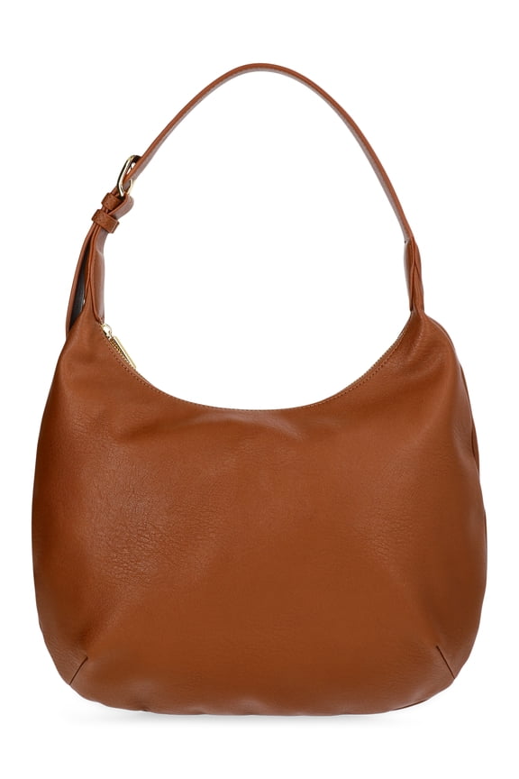Women's Sybil Faux Leather Hobo Handbag, Cognac