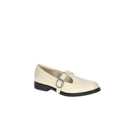 Time and Tru Women's Faux Leather T Strap Mary Jane Loafers