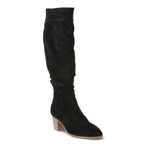 Time and Tru Women's Tall Heeled Slouch Boots