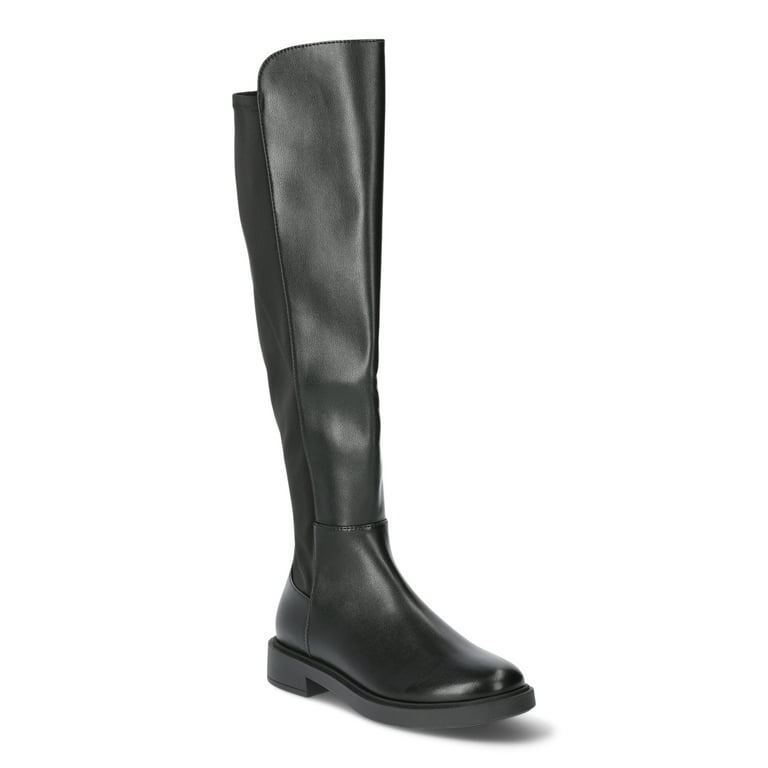 Time and Tru Women s Tall Over The Knee Stretch Boots Wide Width Available