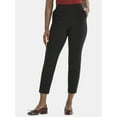thumbnail image 1 of Time and Tru Women's Tapered Pull on Pants, 27" Inseam, Sizes XS-XXXL, 1 of 4