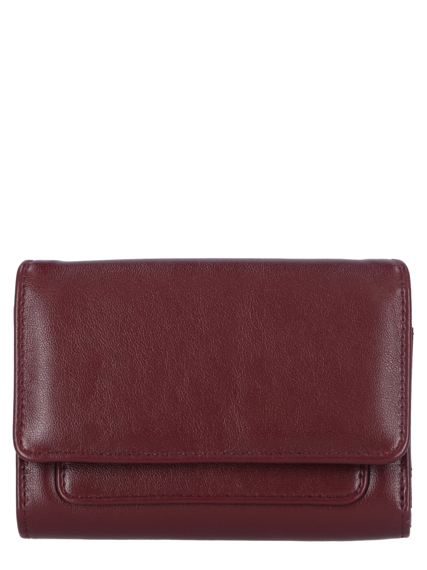 Time and Tru Women's Tessa Indexer Vinyl Solid Crimson