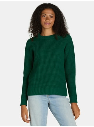 Womens Sweaters in Womens Clothing Green Walmart