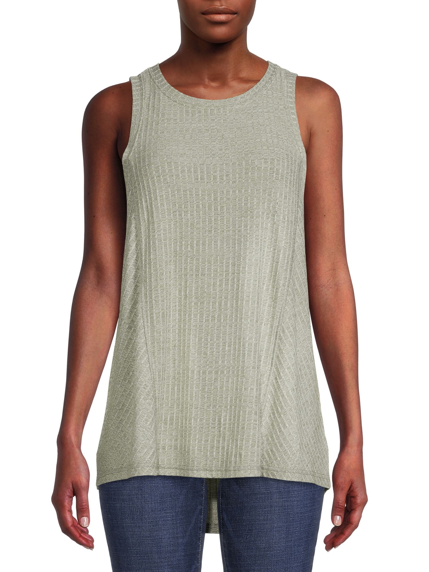 Time and Tru Women's Textured Tank Top 