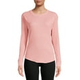 thumbnail image 1 of Time and Tru Women's Thermal Top with Long Sleeves, 1 of 5