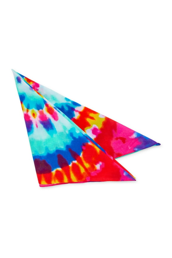 Women's Tie Dye Bandana, Multi-Color