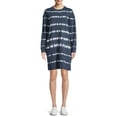 thumbnail image 1 of Time and Tru Women's Tie Dye Sweatshirt Dress, 1 of 5