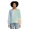 thumbnail image 1 of Time and Tru Women's Tie Dye Sweatshirt, 1 of 5