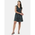 thumbnail image 1 of Time and Tru Women's Tie Mini Dress, Sizes XS-XXXL, 1 of 4