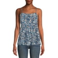 thumbnail image 1 of Time and Tru Women's Tiered Cami Tank Top, 1 of 6