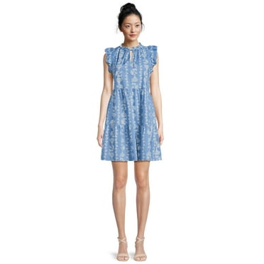 Time and Tru Women's Sleeveless Knit Dress, Sizes XS-3XL - Walmart.com