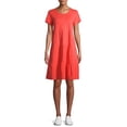 thumbnail image 1 of Time and Tru Women's Tiered Knit Dress, 1 of 6