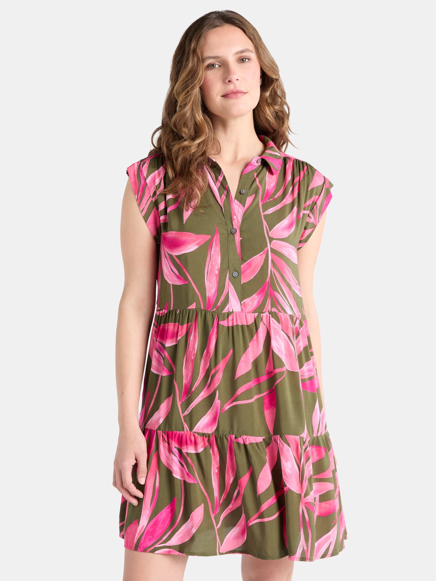 Time and Tru Shirt Dresses in Womens Dresses - Walmart.com