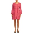 Time and Tru Women's Tiered Peasant Dress