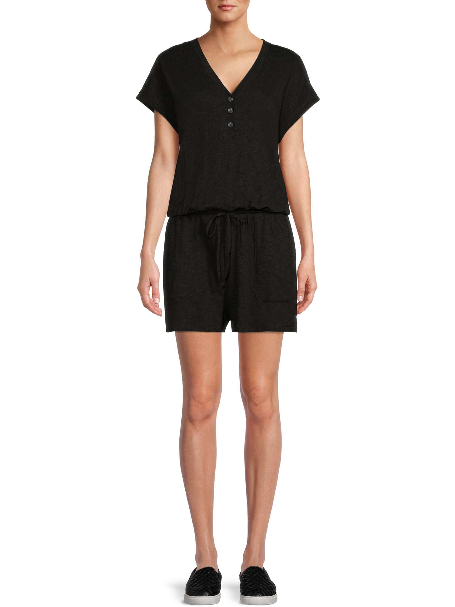 Time and Tru Women's Tiered Ruffle Dress