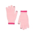 thumbnail image 1 of Time and Tru Women's Tipped Tech Winter Gloves, Dusty Rose, One Size Fits All, Knit, 1 of 2