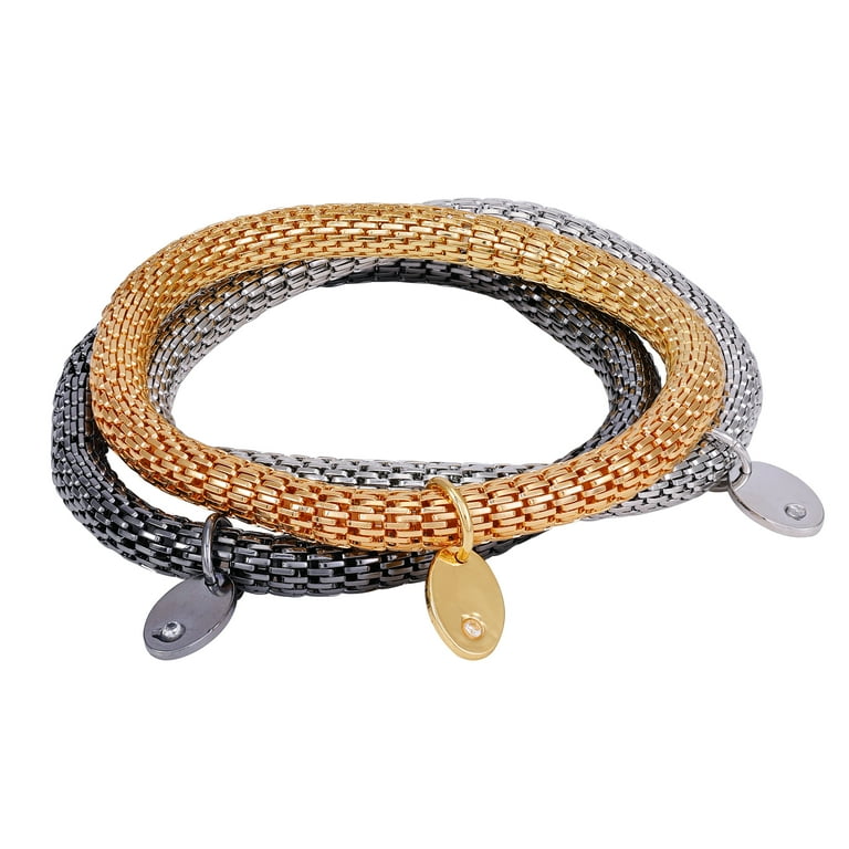 Gold Chain Stretchy Bracelet Set Gold Chain Stretchy Bracelet Set