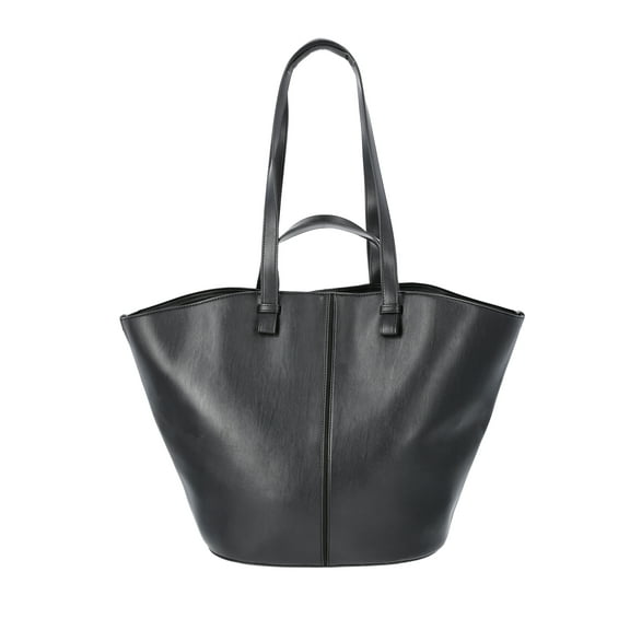 Time and Tru Women's Tulip Tote, Black