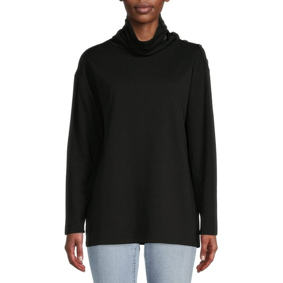 Time and Tru Women's Tunic Sweatshirt