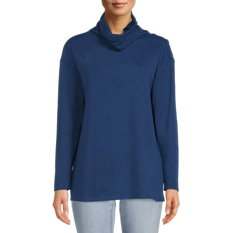 Time and Tru Women's Tunic Sweatshirt 