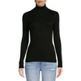 thumbnail image 1 of Time and Tru Women's Turtleneck Sweater, 1 of 5
