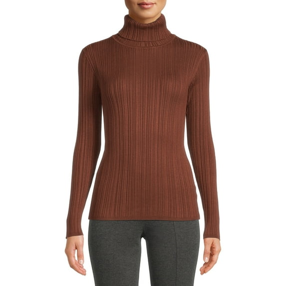 Time and Tru Women's Turtleneck Sweater