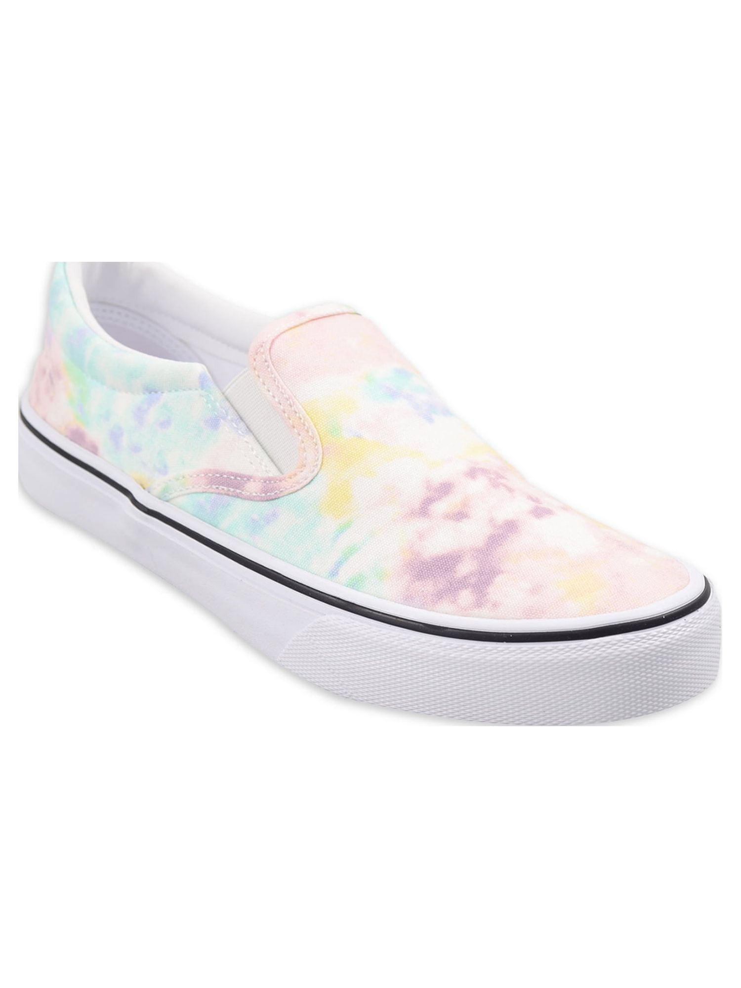 Time and Tru Women's Twin Gore Slip On Sneakers, Sizes 6-11