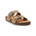 thumbnail image 1 of Time and Tru Women's Two Band Slide Sandals, 1 of 7