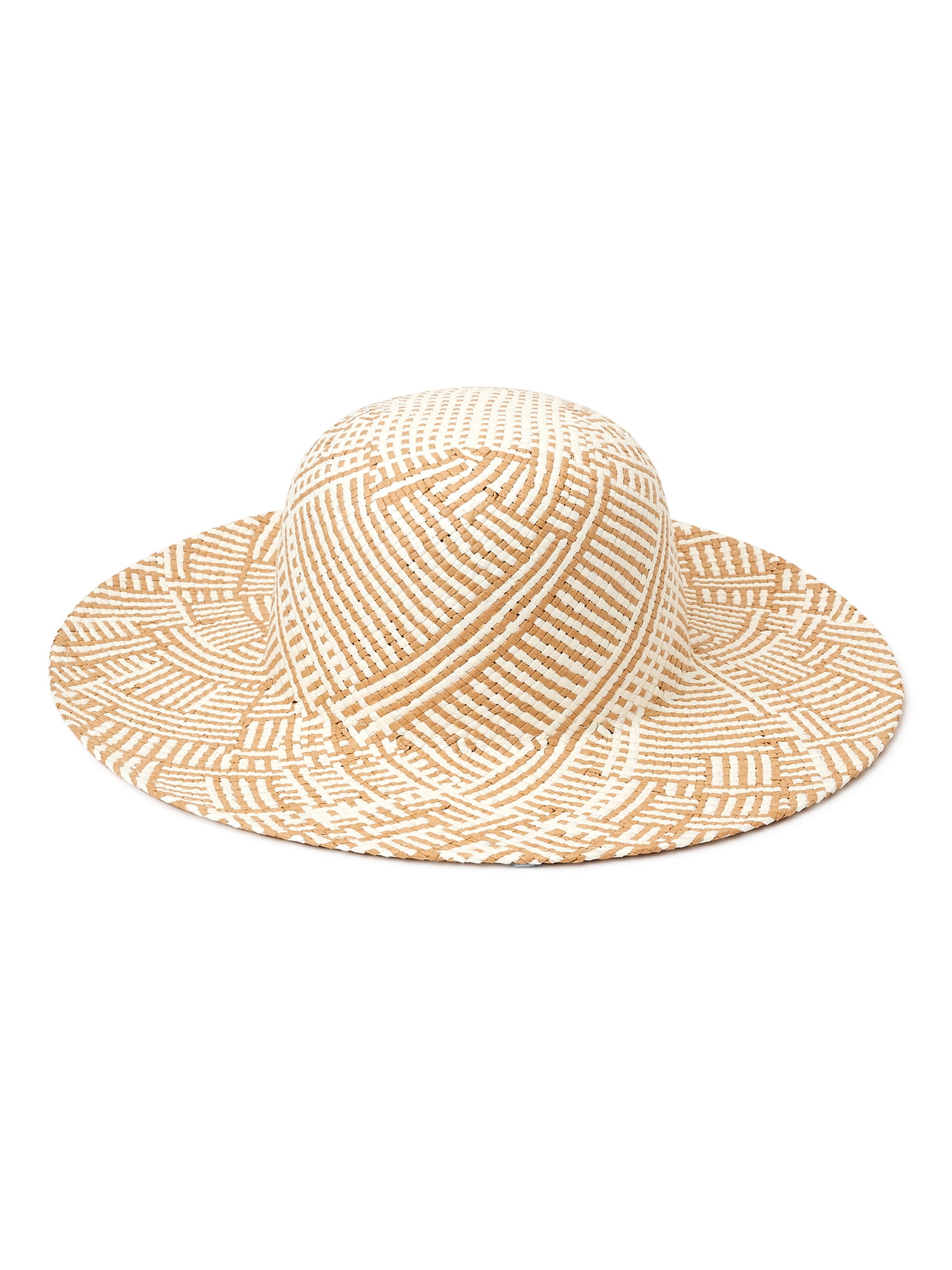 Time and Tru Tan Straw Hat Time and Tru Women main image 4
