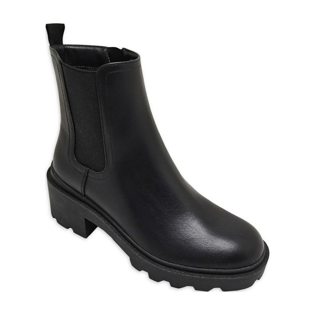 Time and Tru Women's Unit Chelsea Boots - Walmart.com