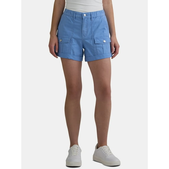 Time and Tru Women's Utility Shorts, 4" Inseam, Sizes 0-22