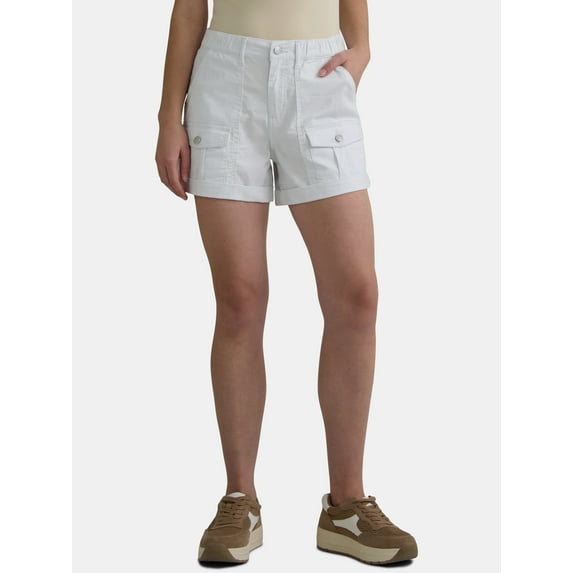Time and Tru Women's Utility Shorts, 4" Inseam, Sizes 0-22