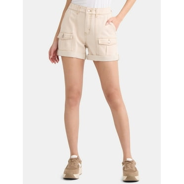 Time and Tru Women's Utility Shorts, 4" Inseam, Sizes 0-22