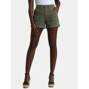 Time and Tru Women's Utility Short, 4" Inseam, Size Range 2-20