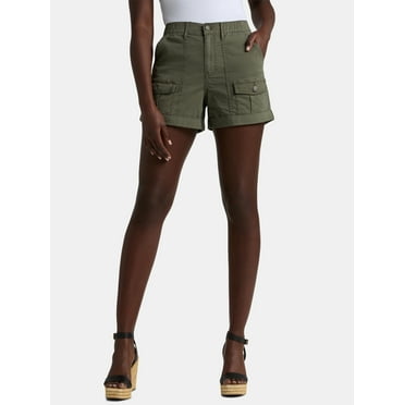 Time and Tru Women's Utility Short, 4" Inseam, Size Range 2-20