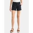 thumbnail image 1 of Time and Tru Women's Utility Short, 4" Inseam, Size Range 2-20, 1 of 5
