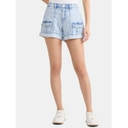 Time and Tru Women's Utility Short, 4" Inseam, Size Range 2-20
