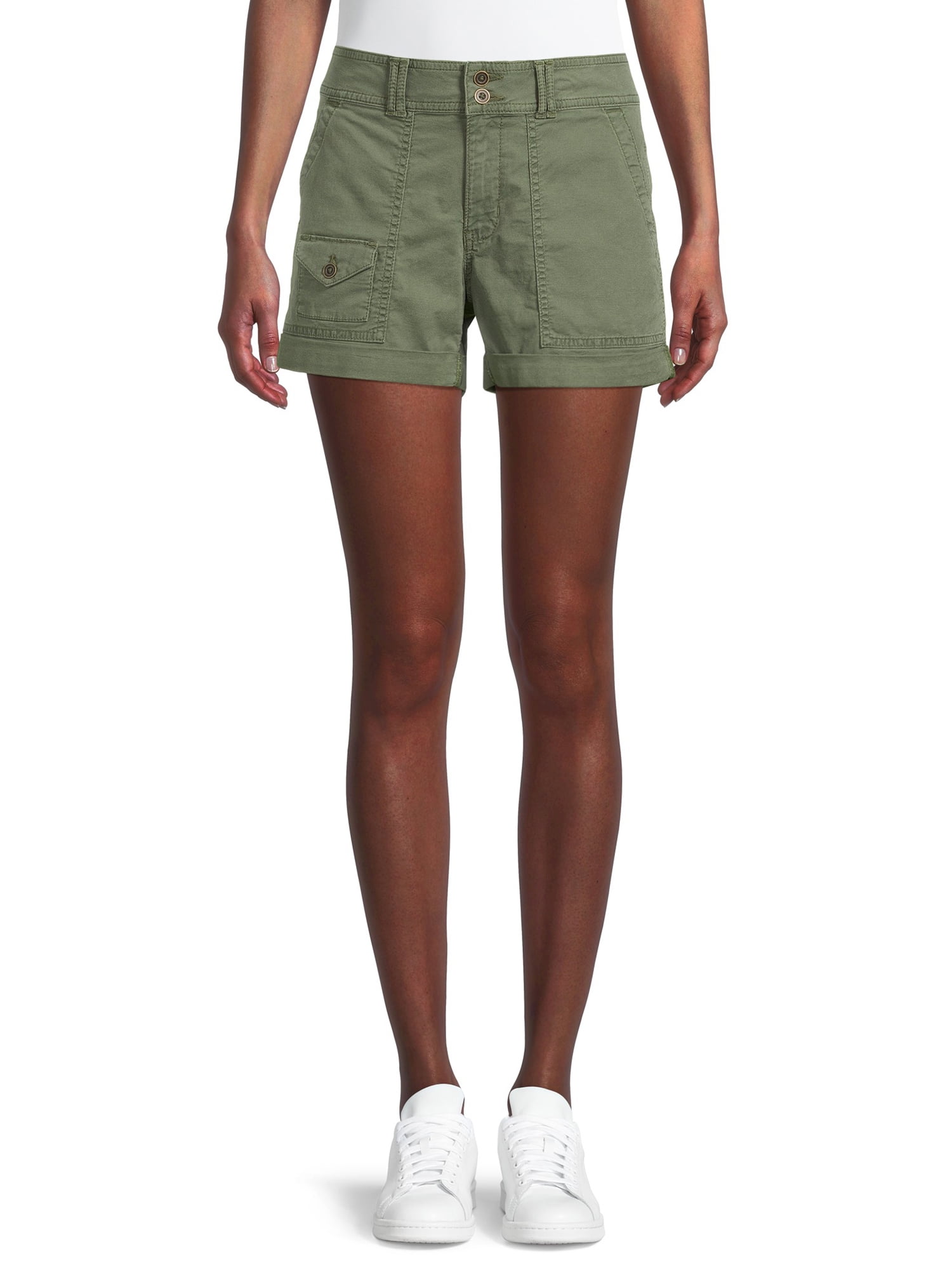 Time and Tru Women's Utility Shorts - Walmart.com