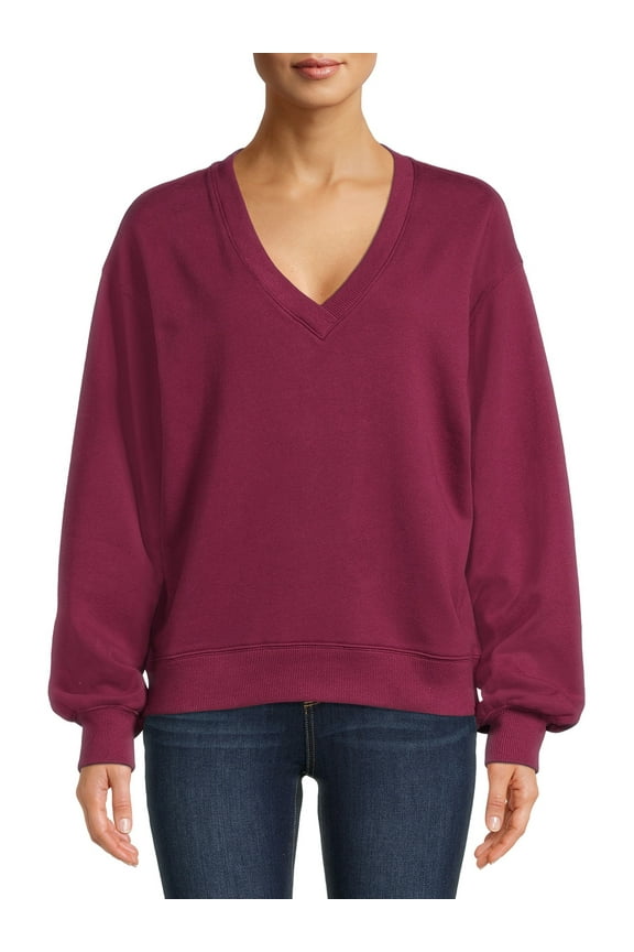 Women's V-Neck Sweatshirt